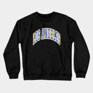 Los Angeles - Block Arch - Black Blue/Gold Crewneck Sweatshirt